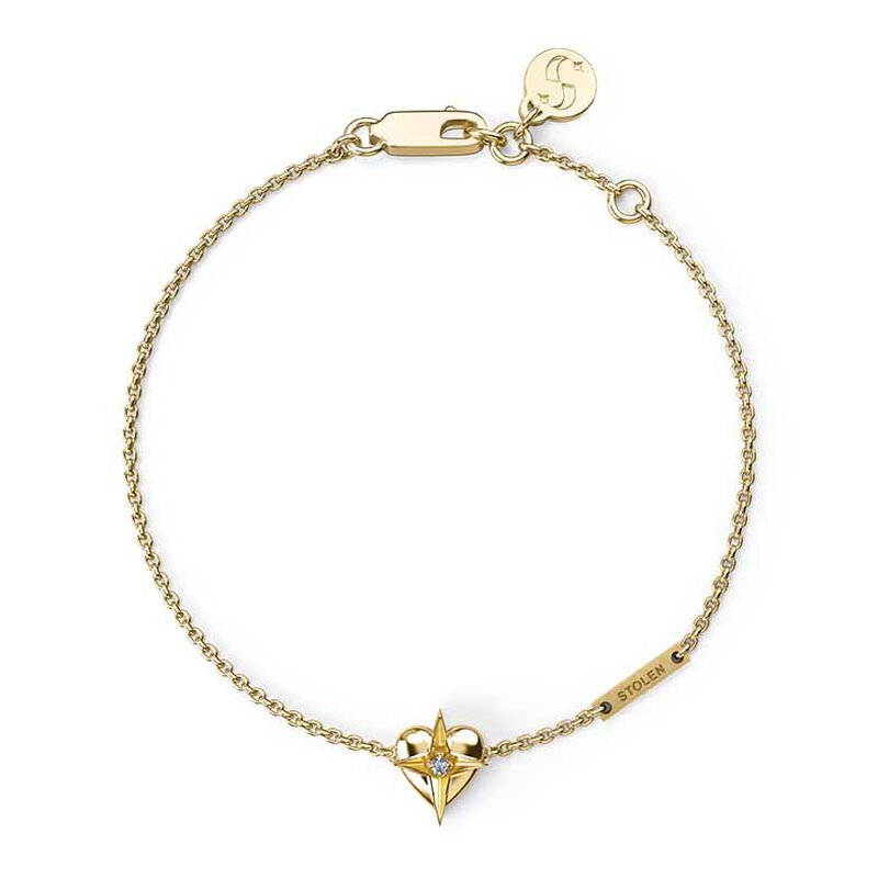 Stolen Girlfriends Club Celestial Heart Bracelet image number 0